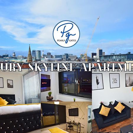Penthouse - Amazing City Skyline Views - Balcony - Free Extra 2 Hours - Free Parking - Utilita Arena - Bullring Shopping - New St Station- Super King Size Bed Birmingham Zewnętrze zdjęcie